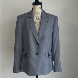 Black and purple Tahari blazer